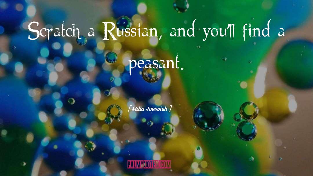 Cheka Russian quotes by Milla Jovovich