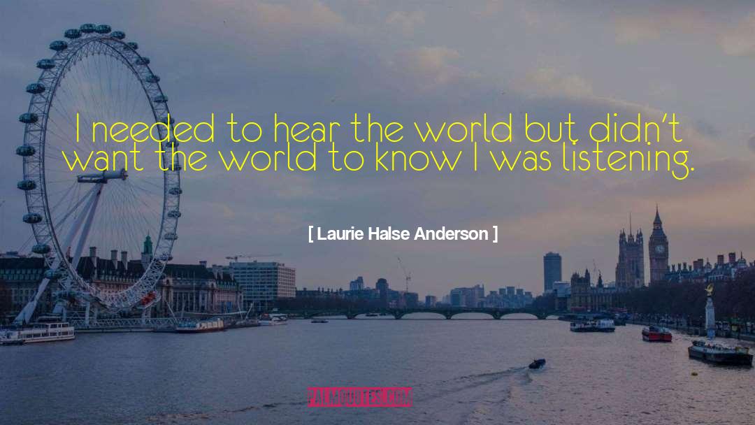 Chelise Anderson quotes by Laurie Halse Anderson