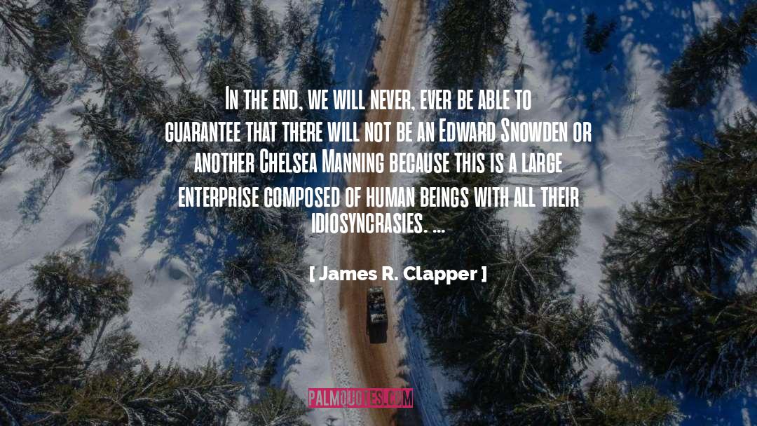 Chelsea Manning quotes by James R. Clapper