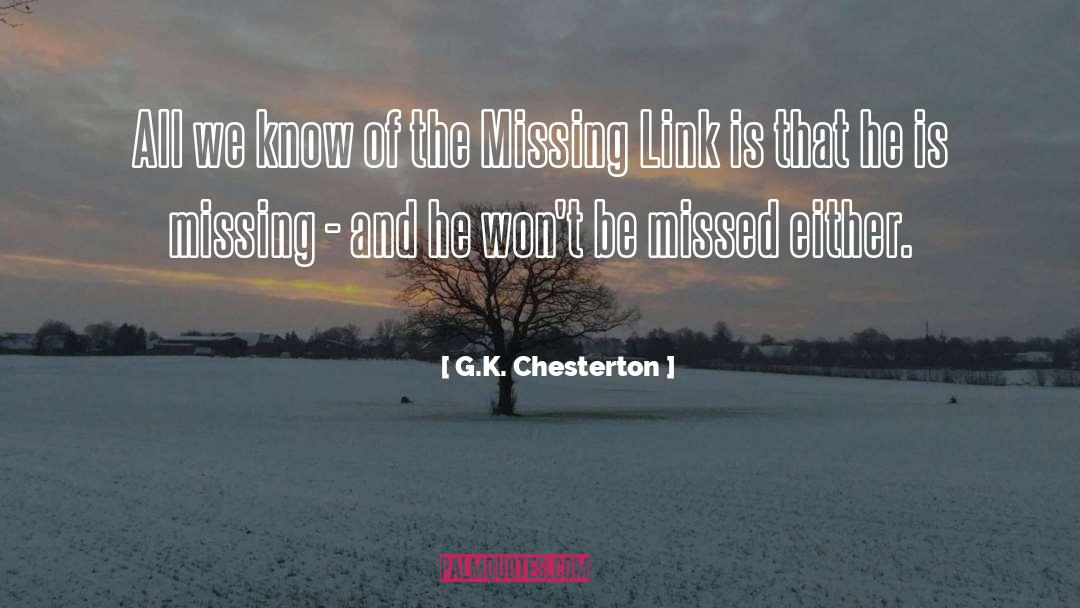 Chemical Evolution quotes by G.K. Chesterton