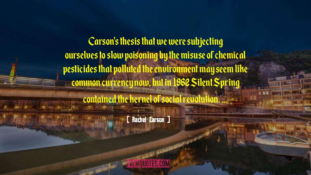 Chemical Imbalance quotes by Rachel Carson