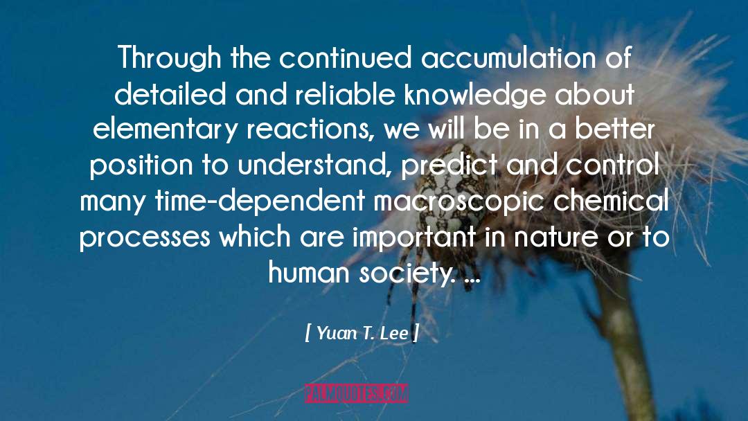 Chemical Processes quotes by Yuan T. Lee