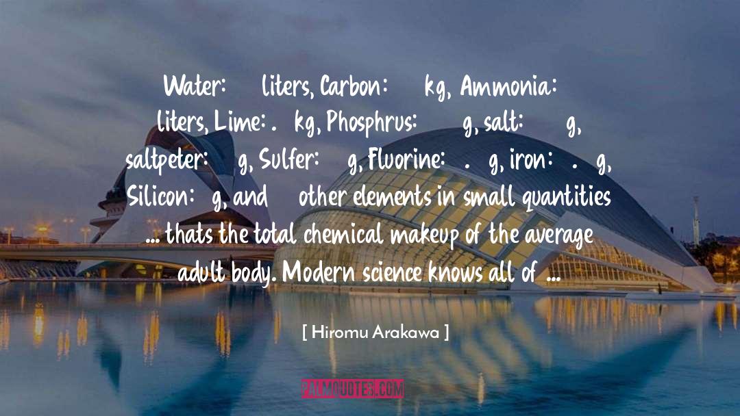 Chemical quotes by Hiromu Arakawa