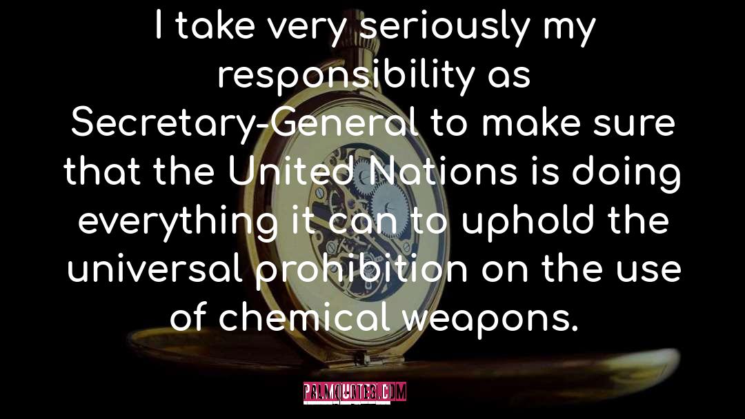 Chemical quotes by Ban Ki-moon