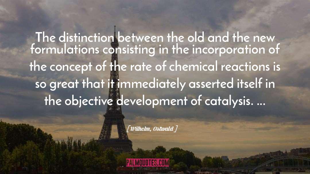 Chemical Reactions quotes by Wilhelm, Ostwald