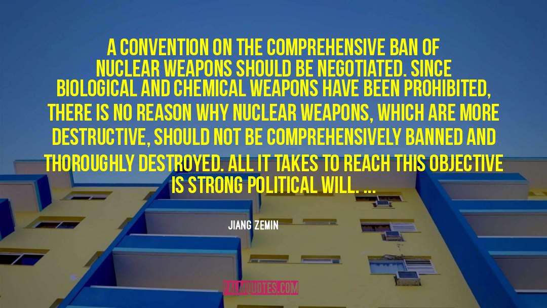 Chemical Weapons quotes by Jiang Zemin
