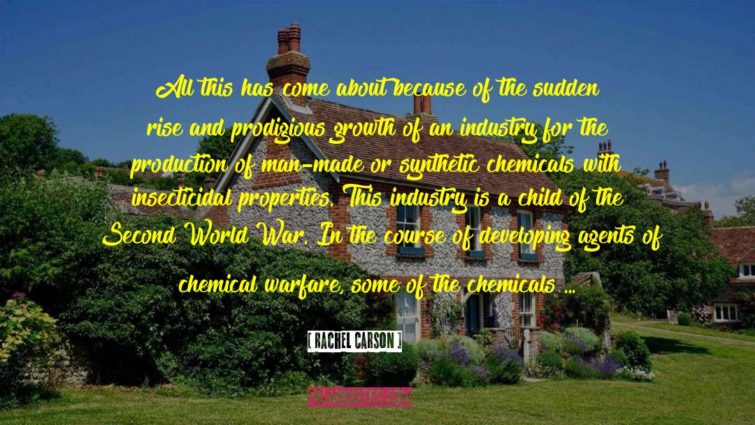 Chemicals quotes by Rachel Carson