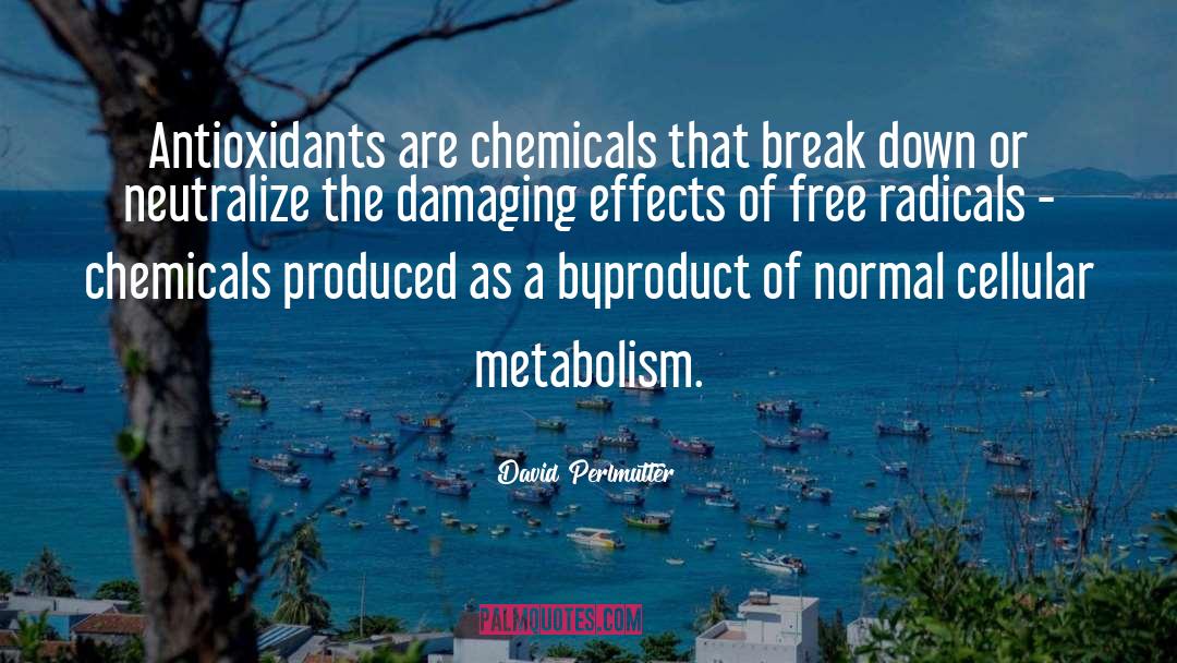 Chemicals quotes by David Perlmutter