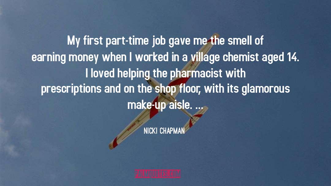 Chemist quotes by Nicki Chapman