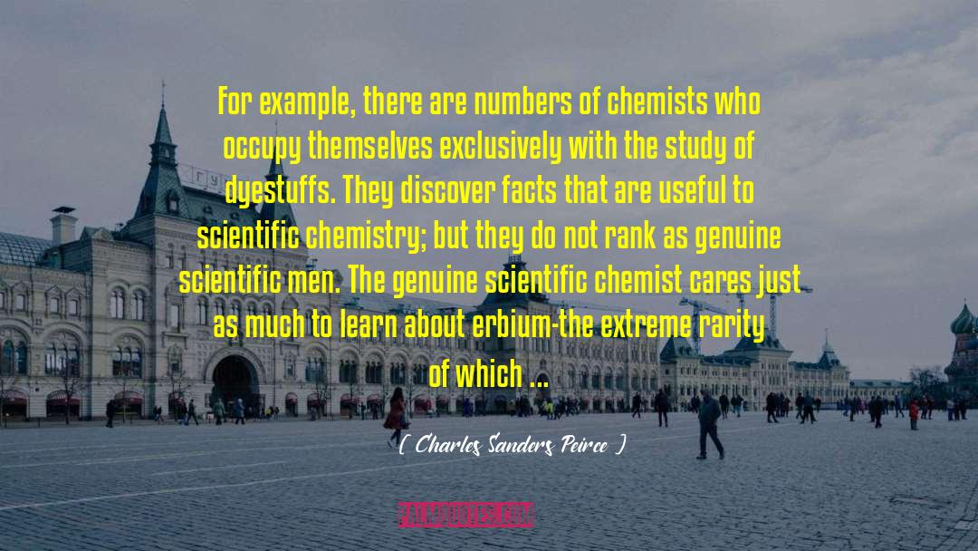 Chemist quotes by Charles Sanders Peirce