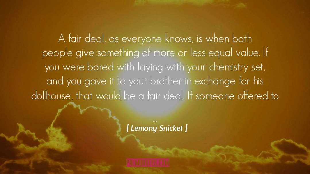 Chemistry quotes by Lemony Snicket