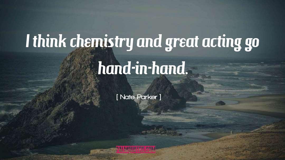 Chemistry quotes by Nate Parker