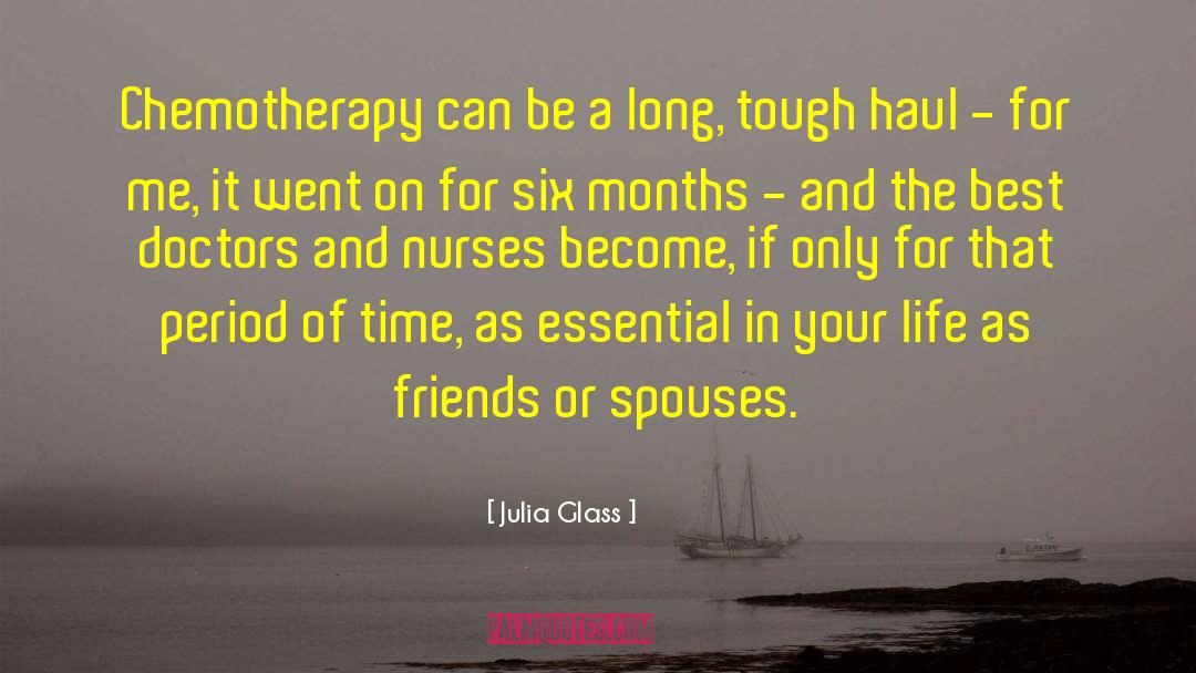 Chemotherapy quotes by Julia Glass