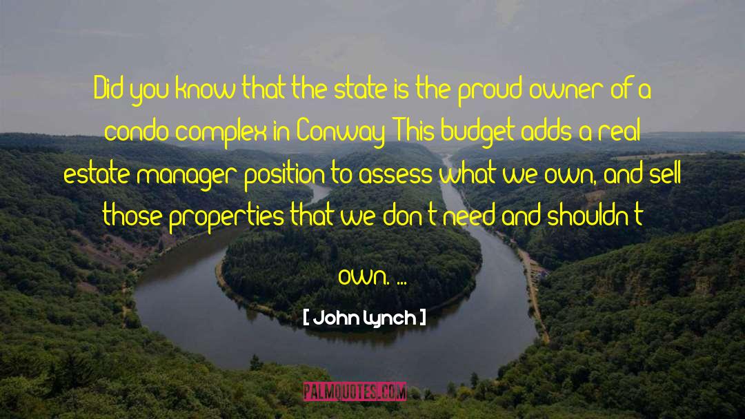 Chenette Real Estate quotes by John Lynch