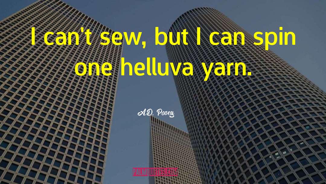 Chenille Yarn quotes by A.D. Posey