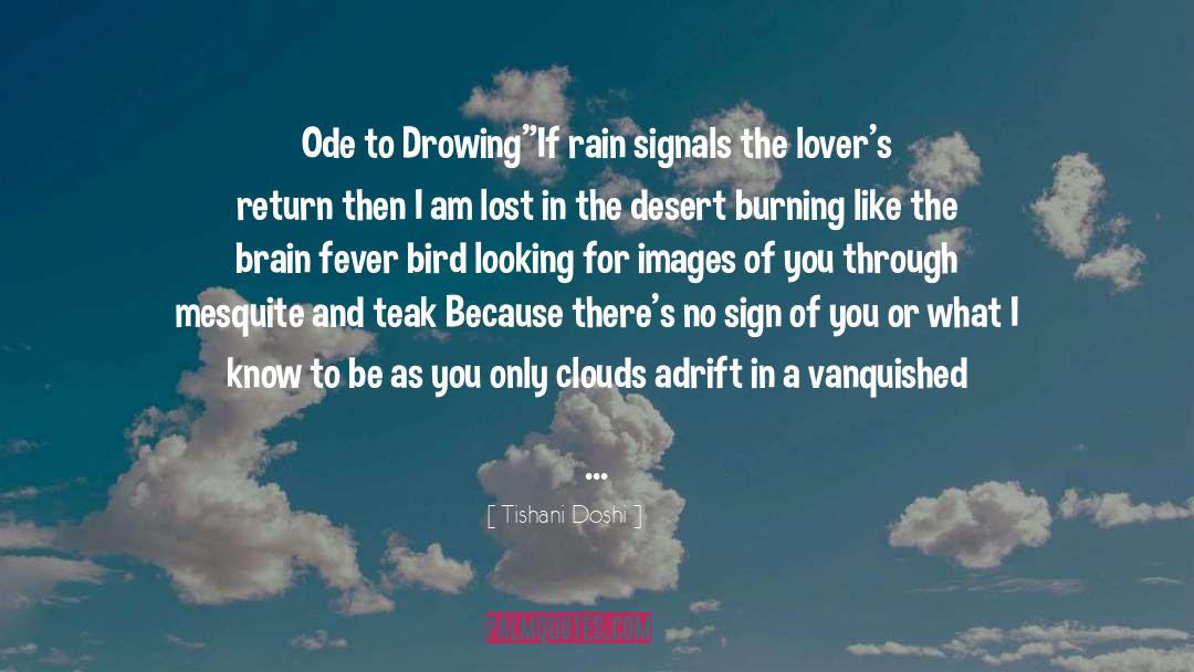 Chennai Rain quotes by Tishani Doshi