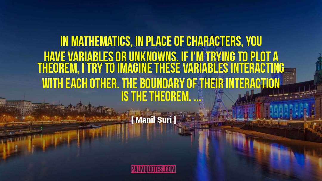 Chentsov Theorem quotes by Manil Suri