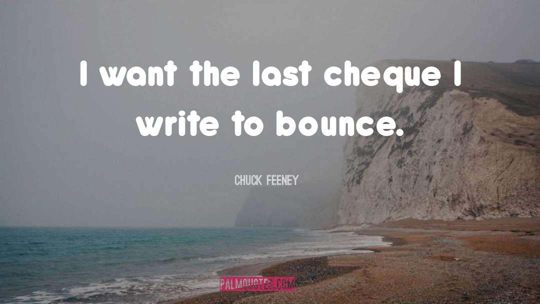 Cheque quotes by Chuck Feeney