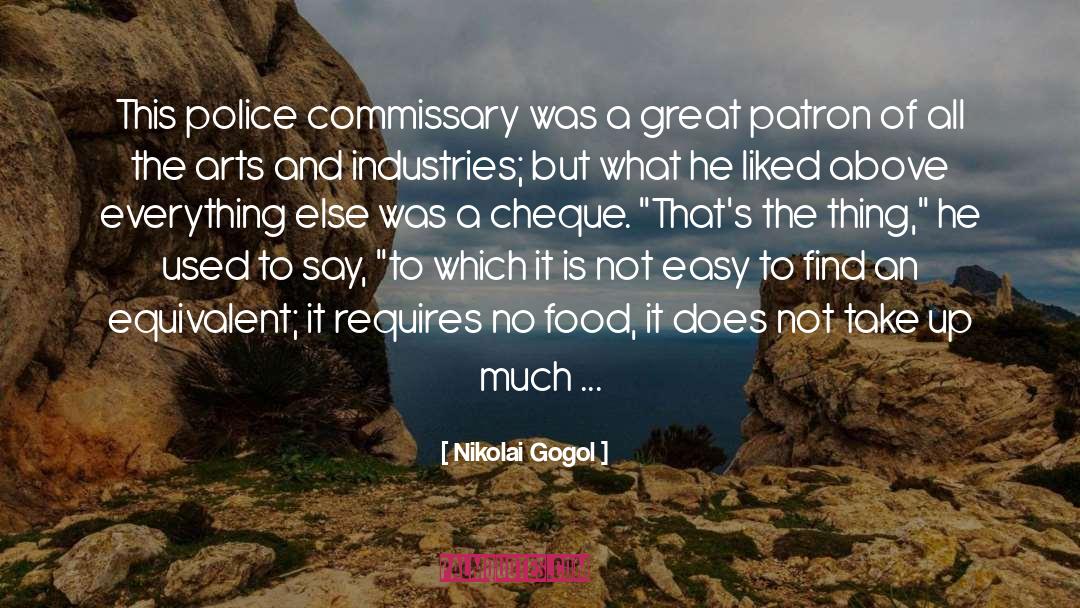 Cheque quotes by Nikolai Gogol