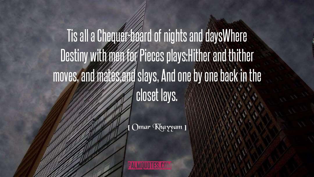 Chequer quotes by Omar Khayyam