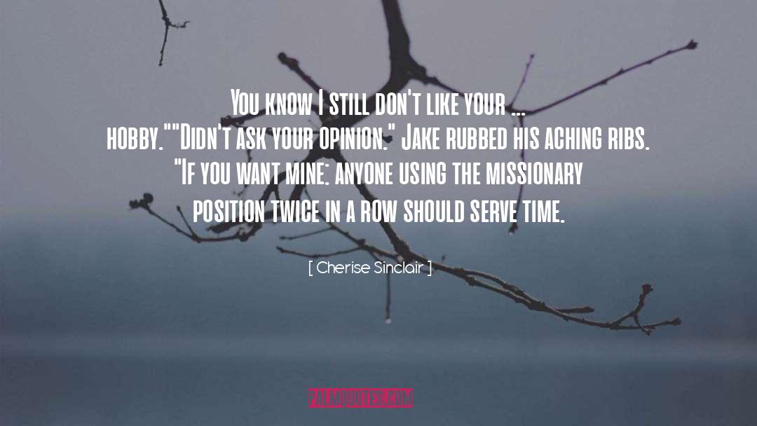 Cherise Sinclair quotes by Cherise Sinclair