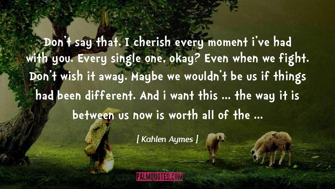 Cherish Every Moment quotes by Kahlen Aymes