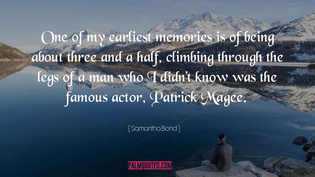 Cherish The Memories quotes by Samantha Bond