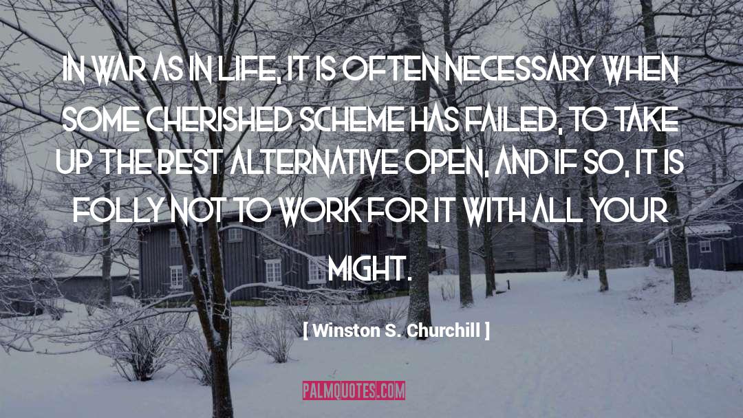 Cherished quotes by Winston S. Churchill