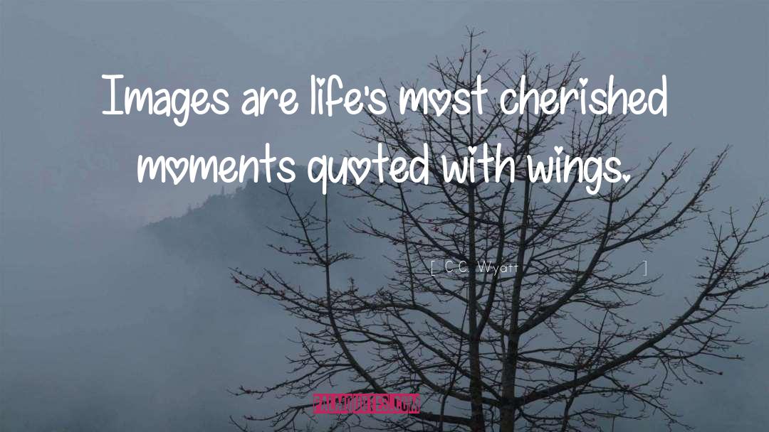 Cherished quotes by C.C. Wyatt