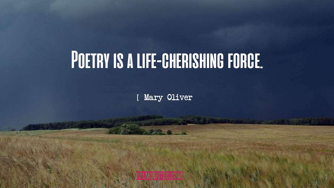 Cherishing quotes by Mary Oliver