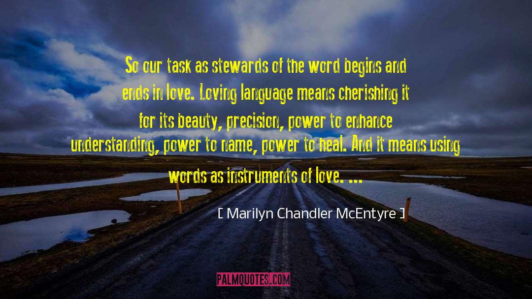 Cherishing quotes by Marilyn Chandler McEntyre