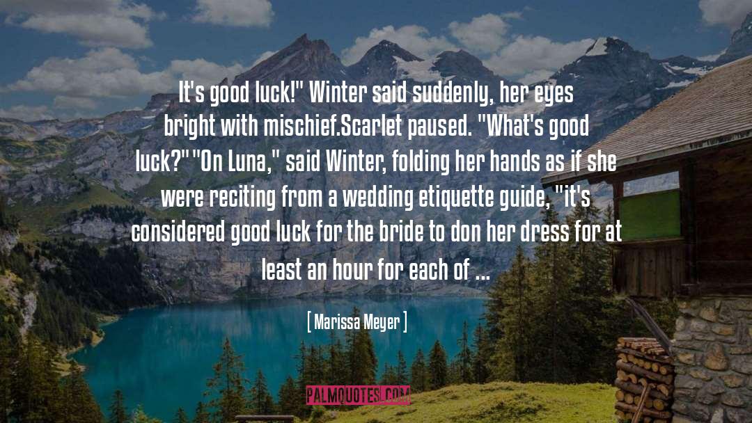 Cherries In Winter quotes by Marissa Meyer