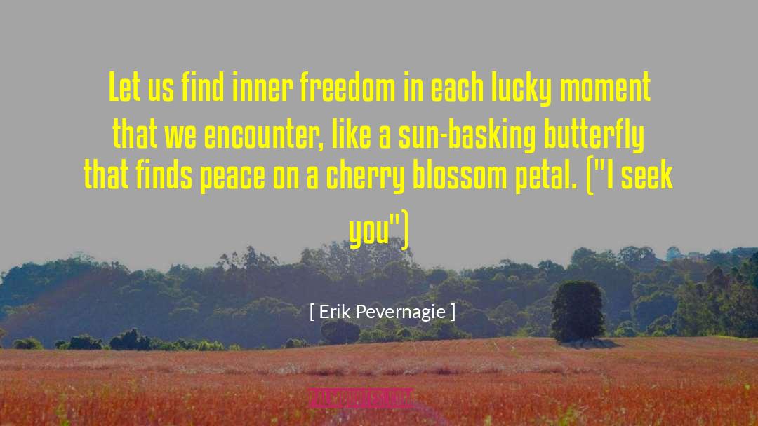 Cherry Blossom quotes by Erik Pevernagie