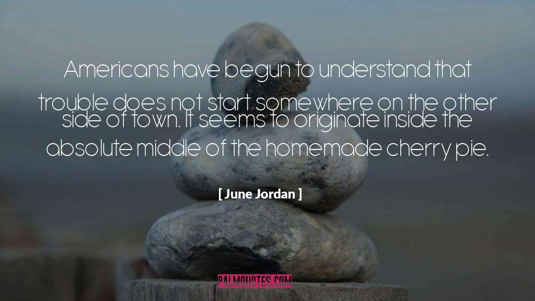 Cherry Blossoms quotes by June Jordan