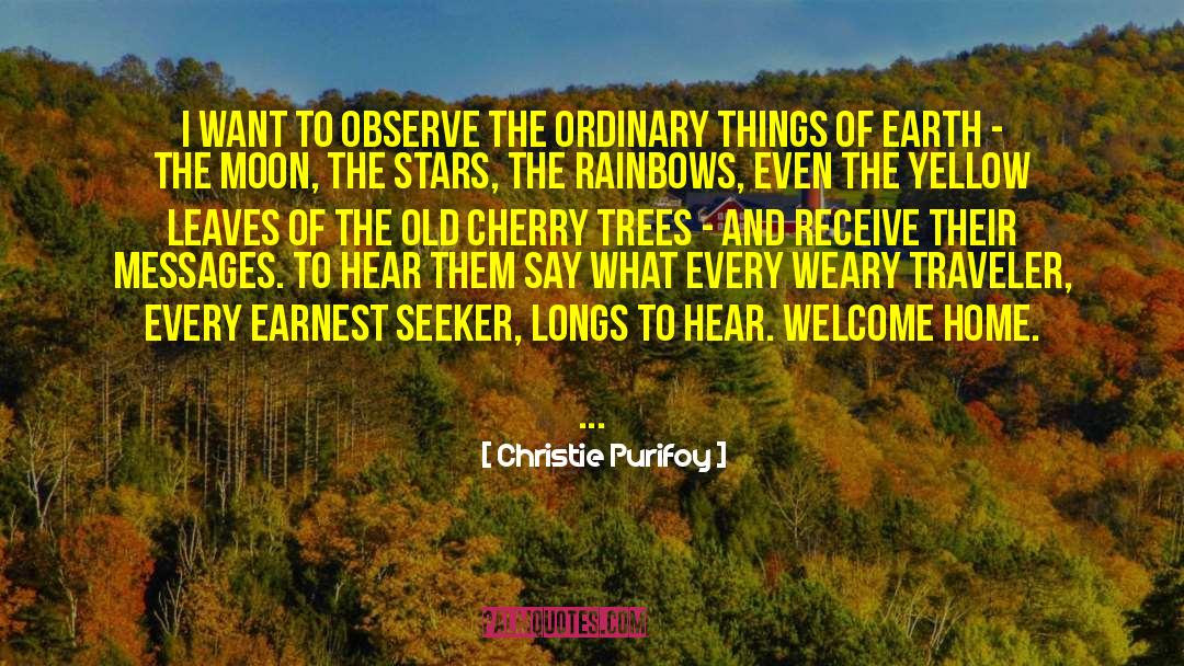 Cherry Trees quotes by Christie Purifoy
