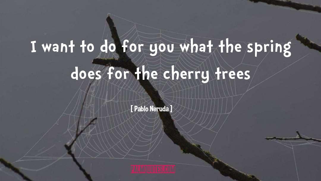 Cherry Trees quotes by Pablo Neruda