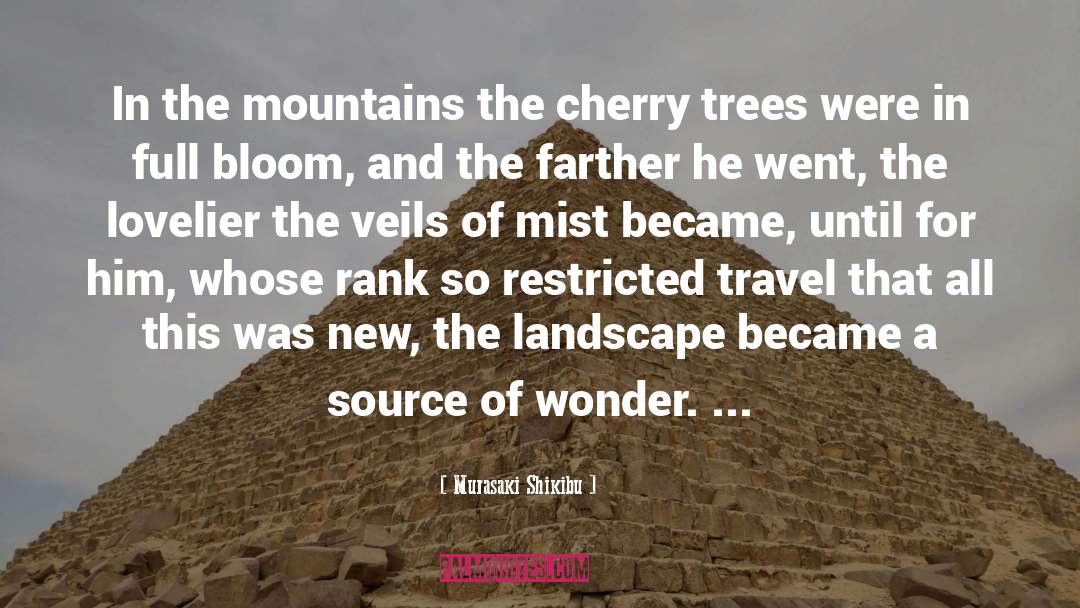Cherry Trees quotes by Murasaki Shikibu