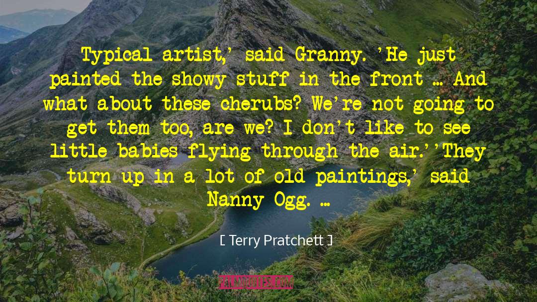 Cherubs Cafe quotes by Terry Pratchett