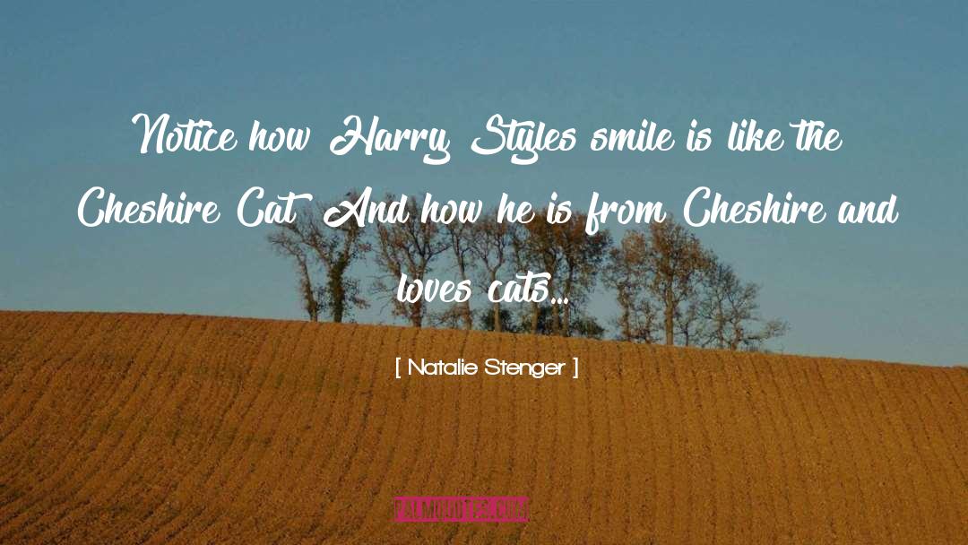 Cheshire Cat quotes by Natalie Stenger