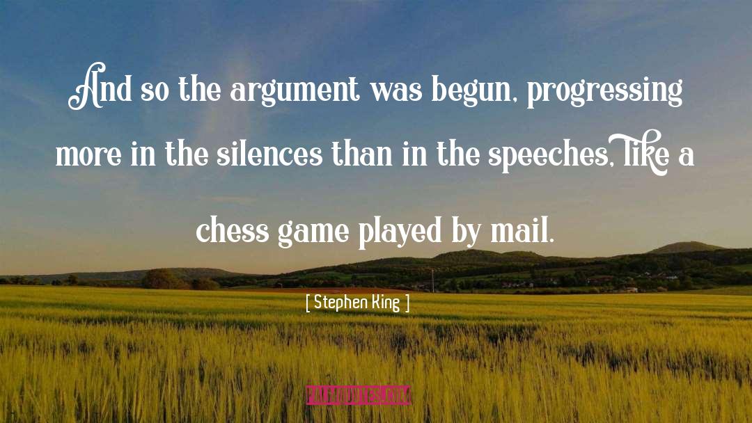 Chess Game quotes by Stephen King