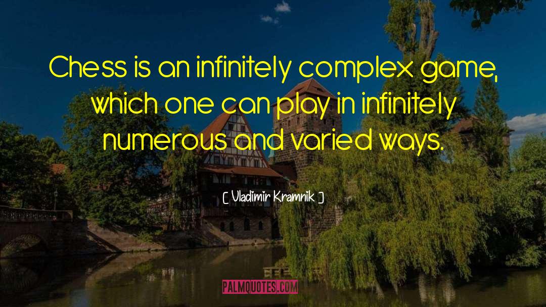 Chess Game quotes by Vladimir Kramnik