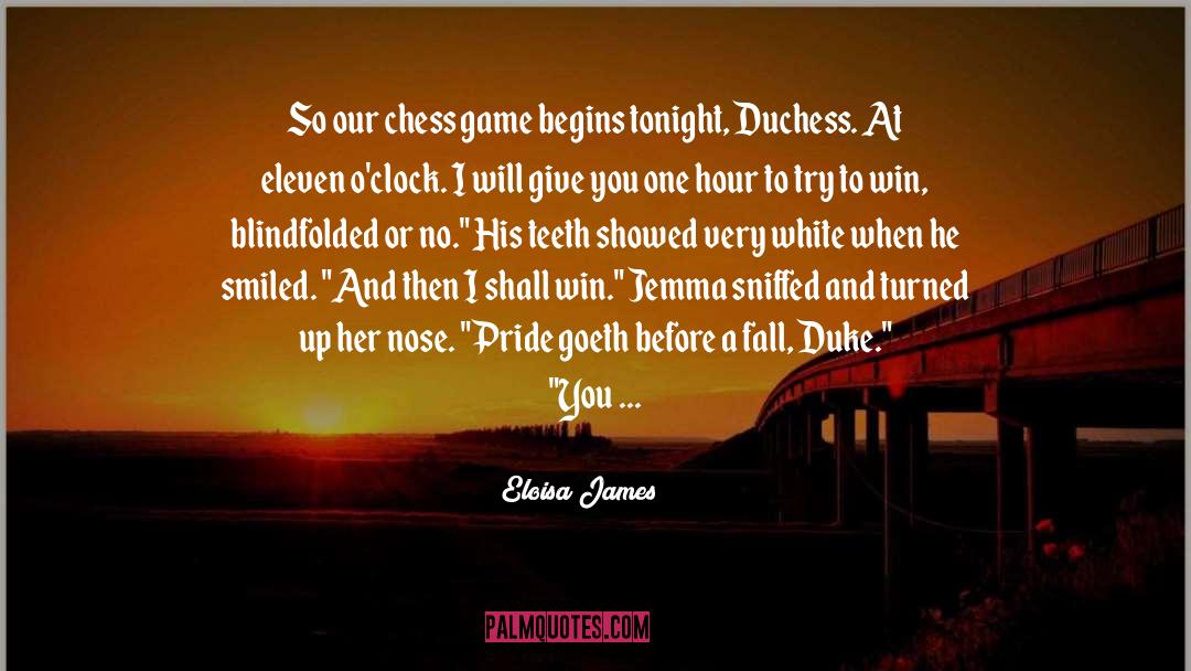 Chess Game quotes by Eloisa James