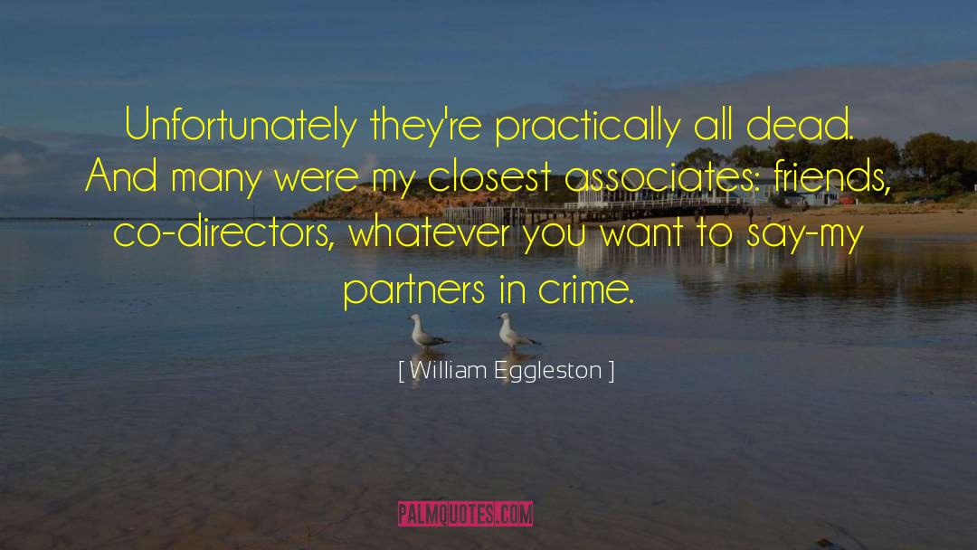 Chessher And Associates quotes by William Eggleston