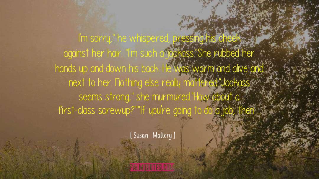 Chest Against Cheek quotes by Susan   Mallery