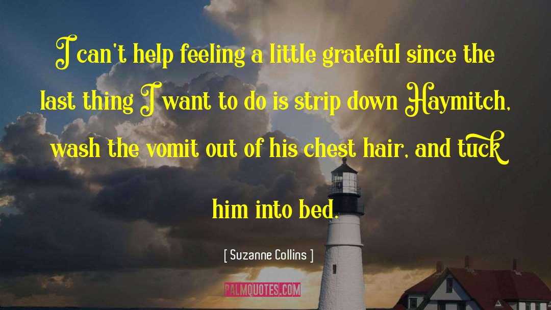 Chest Hair quotes by Suzanne Collins