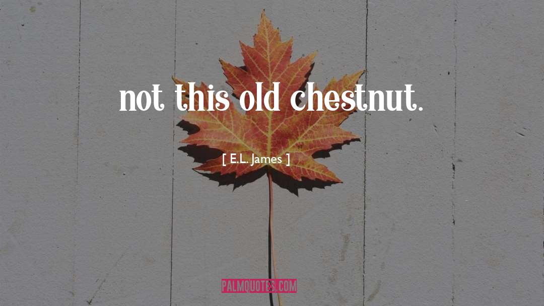 Chestnut quotes by E.L. James