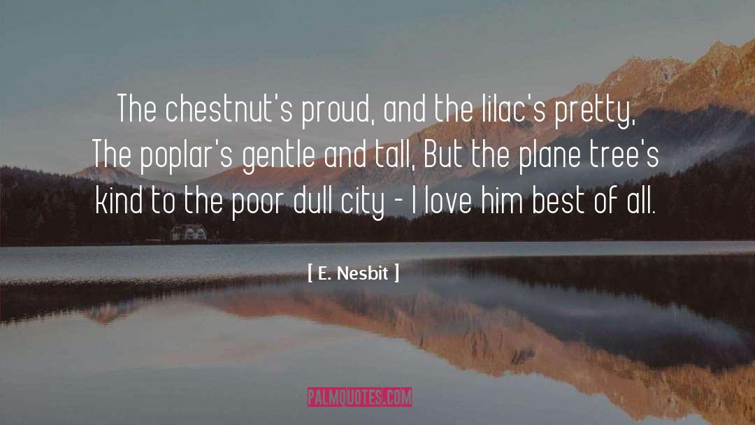 Chestnuts quotes by E. Nesbit