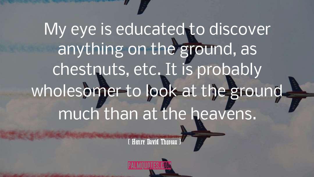 Chestnuts quotes by Henry David Thoreau