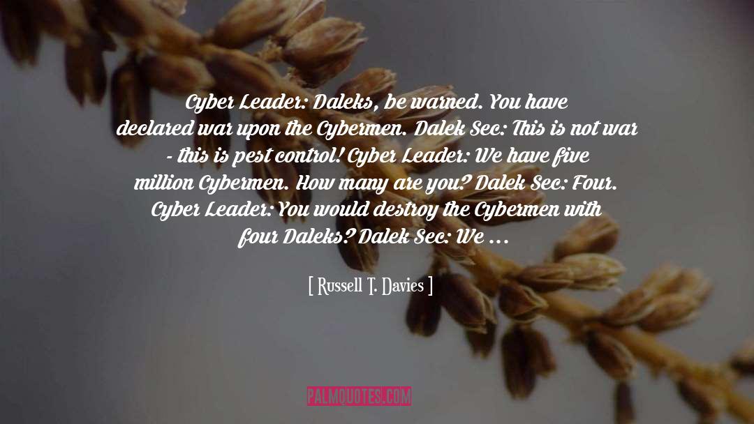 Chets Pest Control quotes by Russell T. Davies