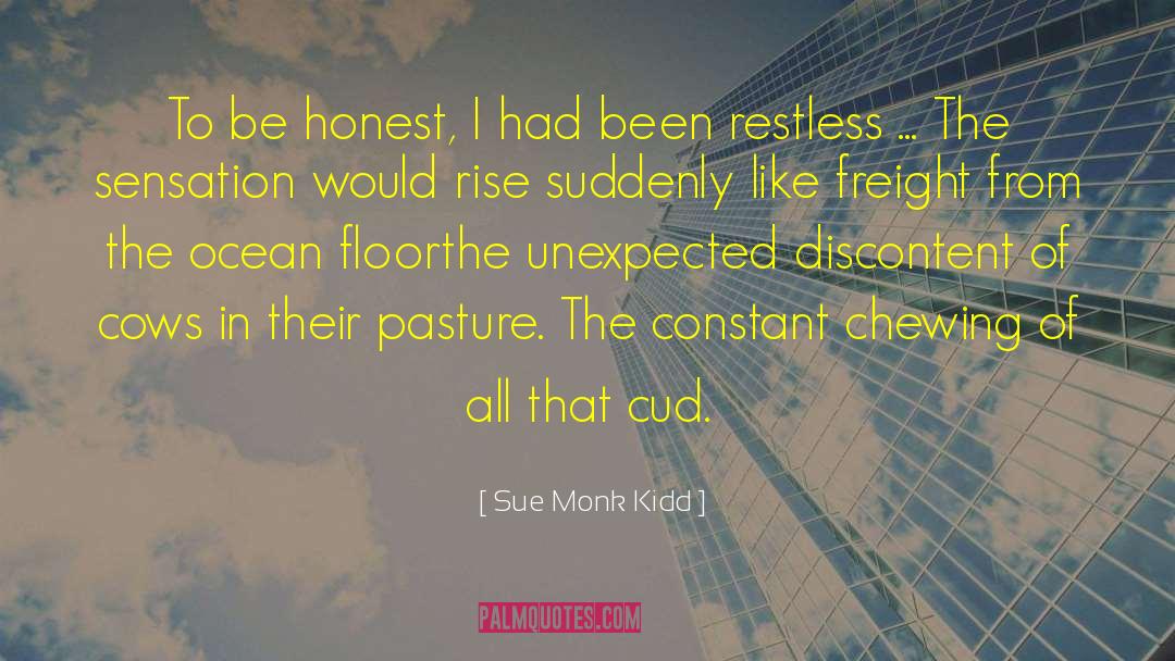 Chewing quotes by Sue Monk Kidd